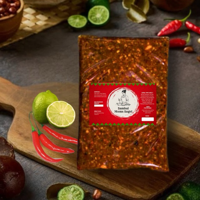 

SAMBAL PECEL 250 gram disangari tanpa pengawet rasa pedas enak