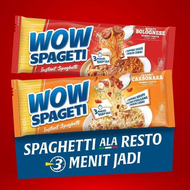 

WOW Spageti PROMO Rasa Bolognese Carbonara Aglio Olio