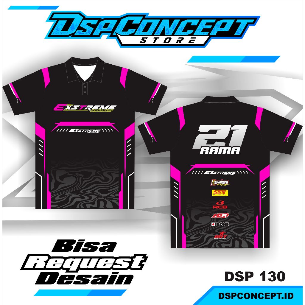 JERSEY RACING kaos baju jersey racing custom full printing jersey balap jersey bisa ubah nama nomor 