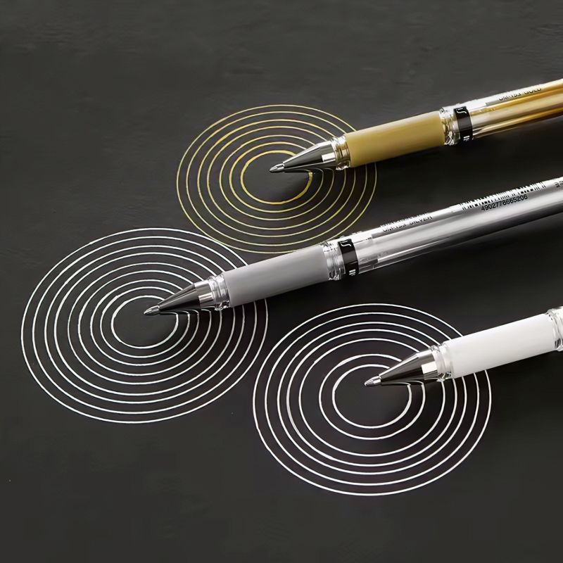 

RB UNIBALL Signo Broad 1.0mm White/Gold/Silver UM-153