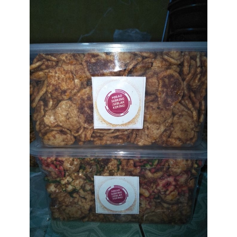 

Sebring Mibad kemasan Toples sedang 650 gr varian ikan