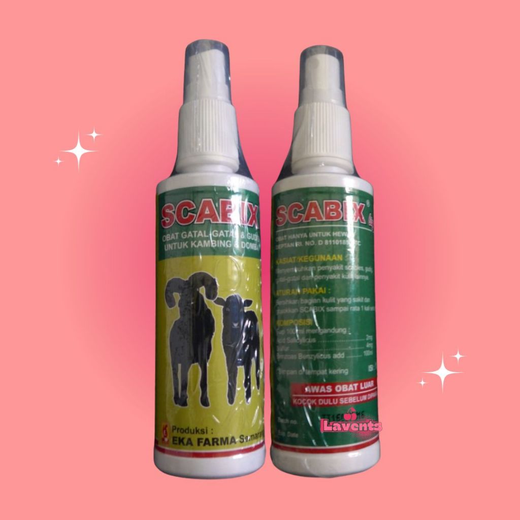 Obat Gatal Kambing Domba Ekafarma Scabix Liquid 100ml