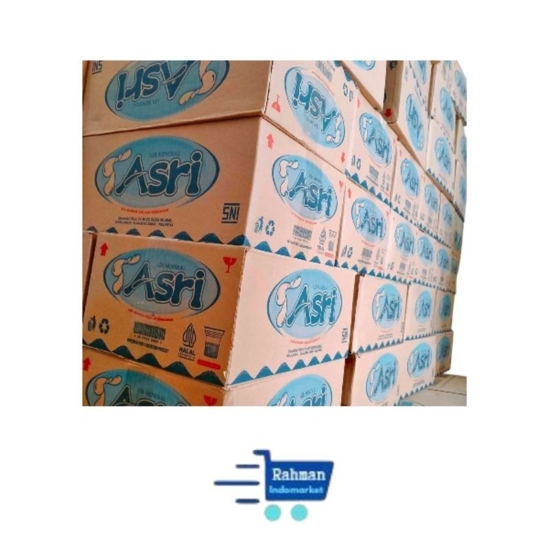 

ASRI AIR MINERAL KEMASAN GELAS 1DUS 48PCS @220ML
