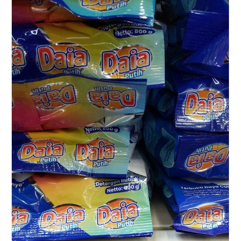Daia Deterjen Bubuk Putih 800 Gr
