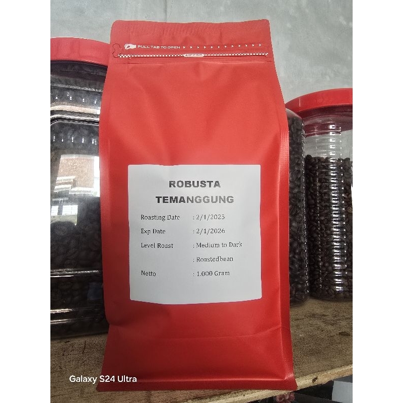 

Roasted Grade 1 Robusta 1 Kg