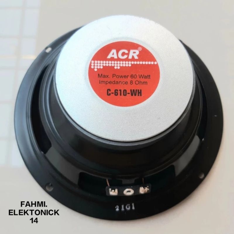 SPEAKER 6INCH 610 ACR WOOFER