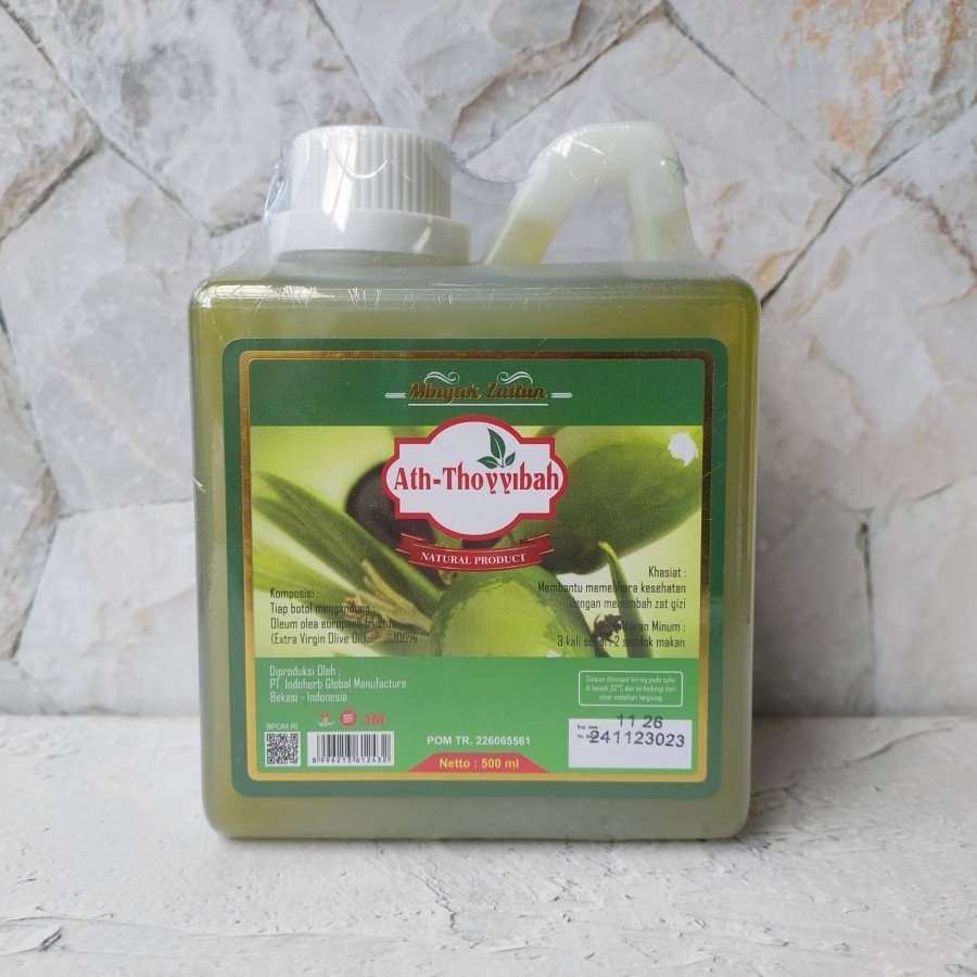 

Minyak Zaitun Extra Virgin Ath Thoyyibah 500 ml
