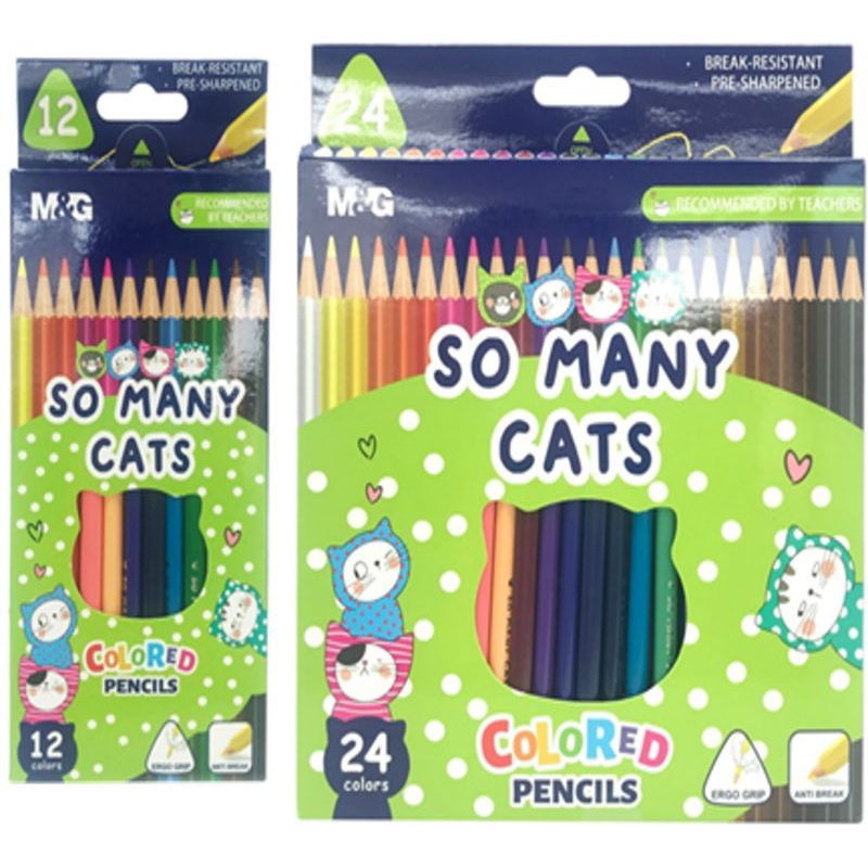 

M&G "So Many Cats" Triangle Color Pencil