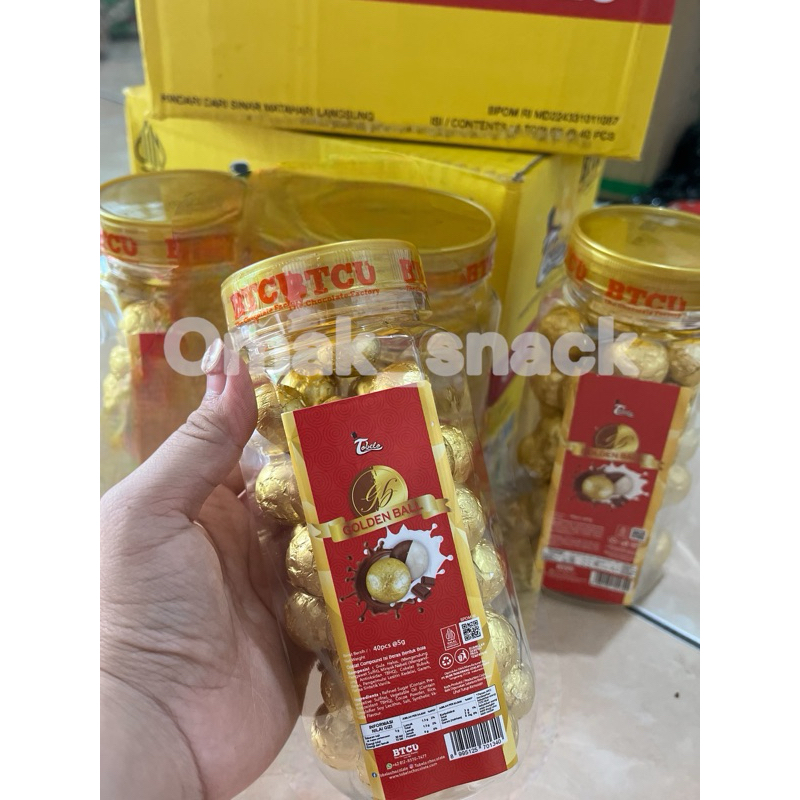 

COKLAT TOBELO GOLDEN BALL / COKLAT RAMADAN / 1 toples isi 40 pcs