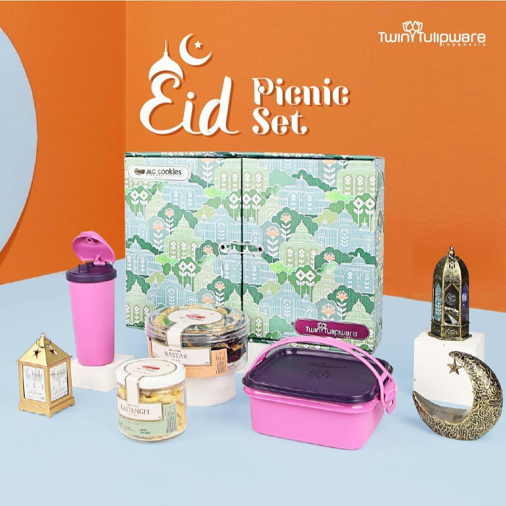

Eid Hampers Twin Tulipware x JnC Cookies