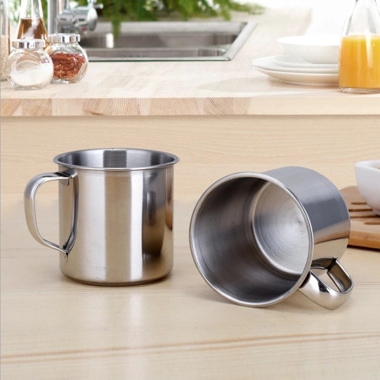 Cangkir Mug Mini Stainless 7Cm / Gelas Stainless / Mug Travel Mini (OUTRED)