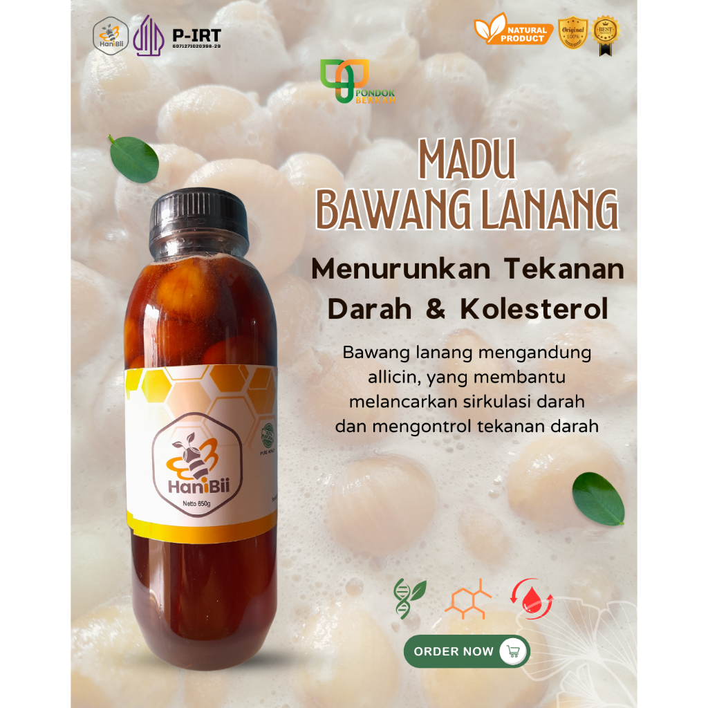 

Madu Bawang Lanang Tunggal Netto 650 G Maduku Atasi Kolesterol Asam Urat Diabetes