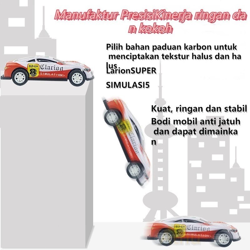 

COD Mobil Mini Mainan Anak (52pcs) Pullback Mix Colorfull Racing Car Besi Mini Cars Kids Toys mini