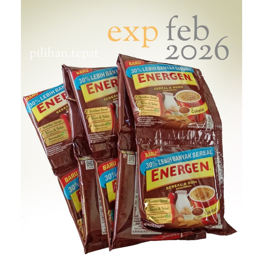 

Energen Sachet Kacang hijau, Coklat, Vanila