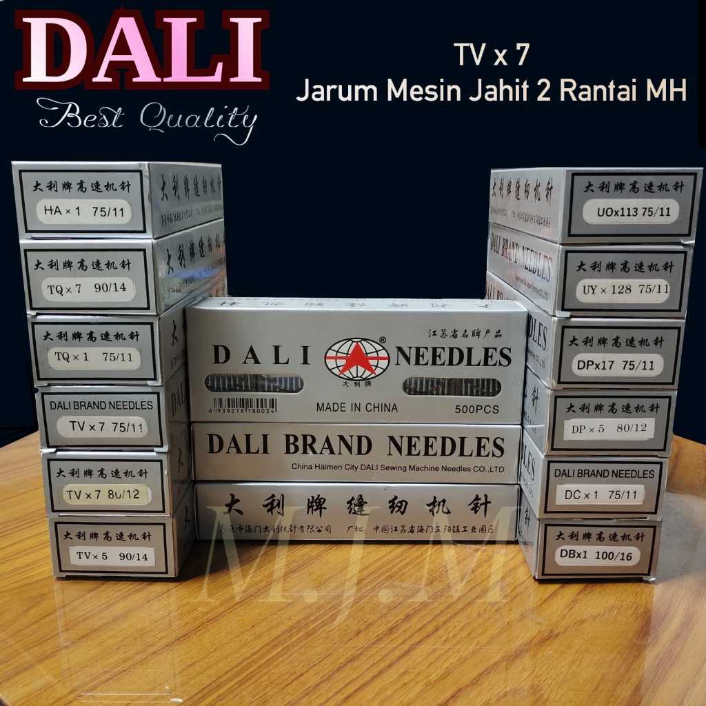 Jarum Dua Rantai Dali TV*7 TVx7/Jarum Mesin Jahit Jarum 2 rantai
