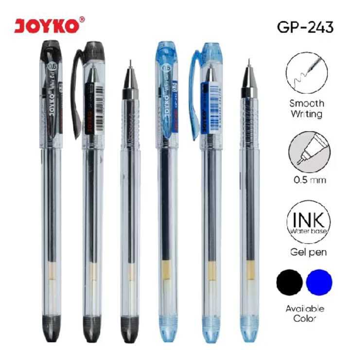 

JOYKO Gel Pen Pulpen Pena Joyko GP-243 Whiz Gel 0.5 mm