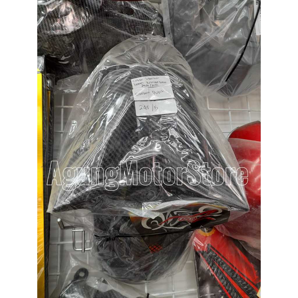 SPAKBOR DEPAN YAMAHA NMAX NEW 2020/2021 KARBON PUTIH ZORO