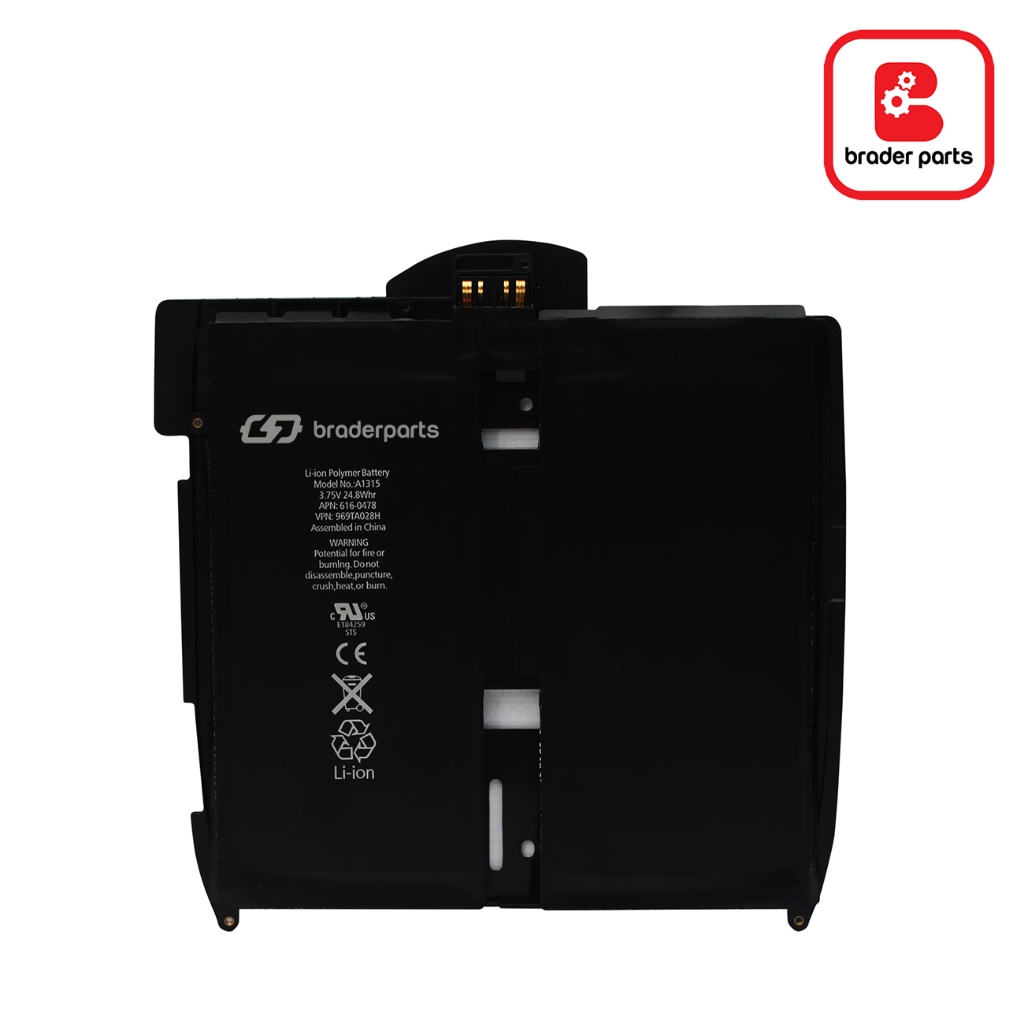 BraderParts Baterai Battery Batre For iPad 1 | A1219 | A1337