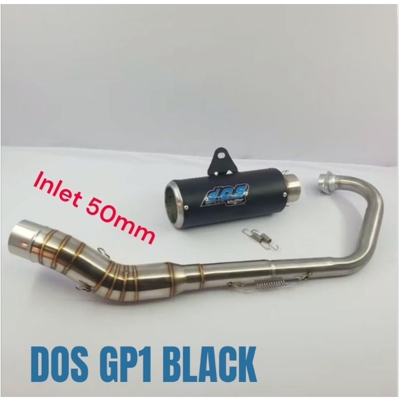 KNALPOT DOS GP1 BLACK SATRIA FU KNALPOT RACING VIXION KNALPOT DOS FU KNALPOT DOS VIXION KNALPOT RACI