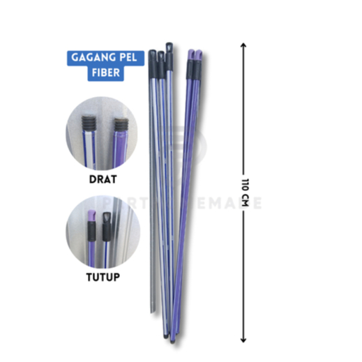 Gagang Fibber Gagang Kayu Gagang Buat Pel Gagang Drat Pel Gagang Mop Gagang Sapu Gagang Pel