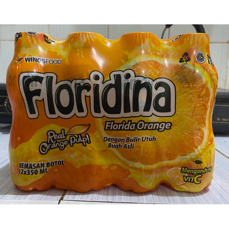 

Floridina minuman rasa jeruk isi 12botol