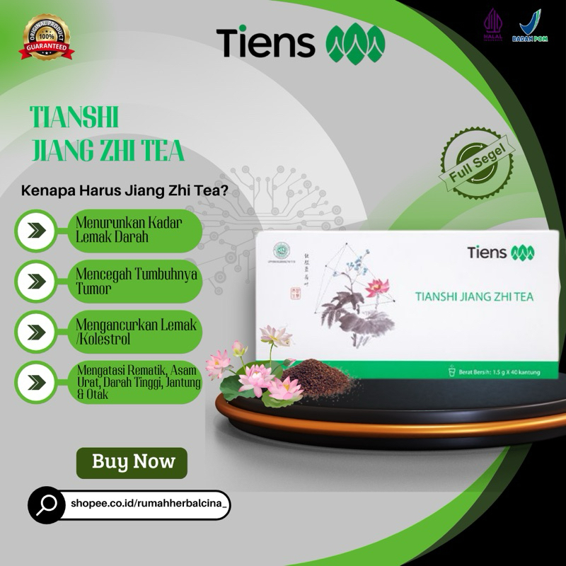 TIENS Jiang Zhi Tea Teh Herbal Cina Pelangsing Badan Detoks Diet