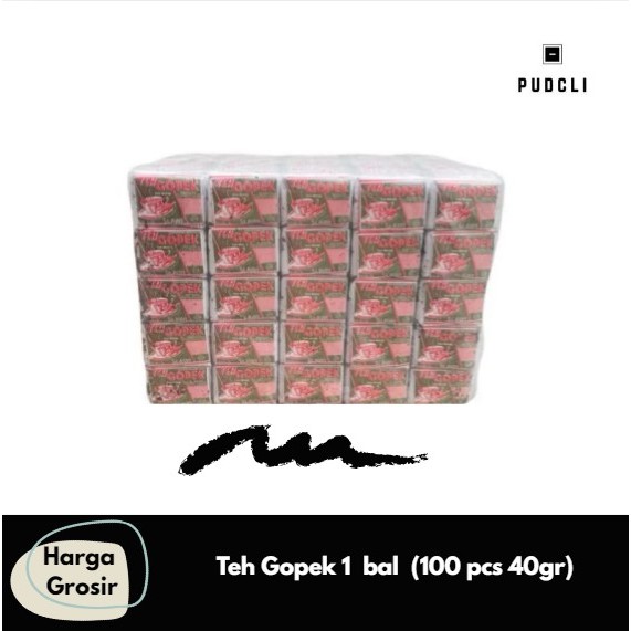 

Teh Gopek 1 bal ( 100 pcs 40 gram )