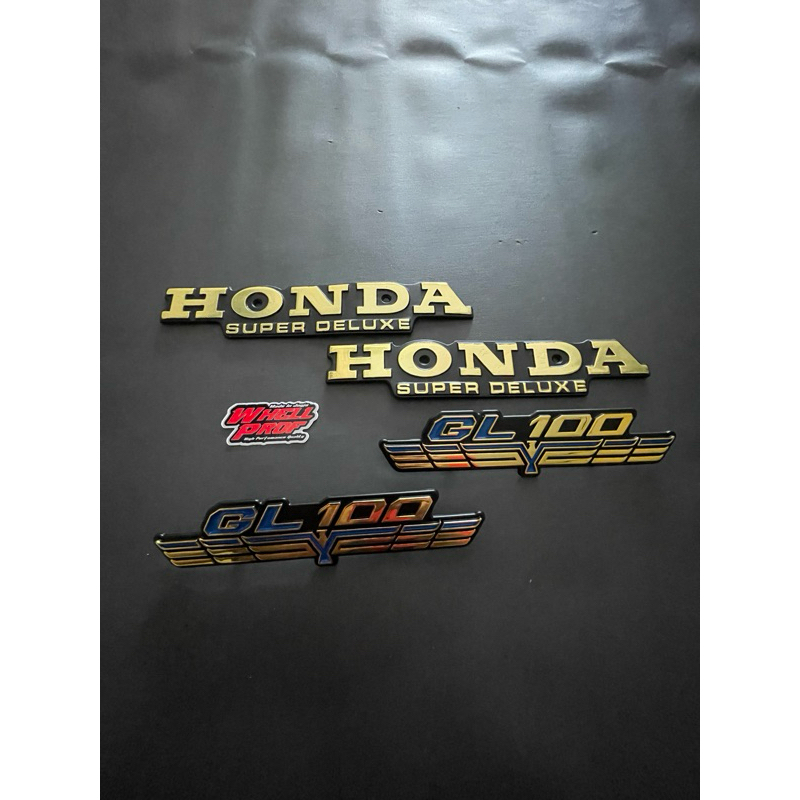 emblem gl100 emblem tangki gl100 set emblem tepong gl100