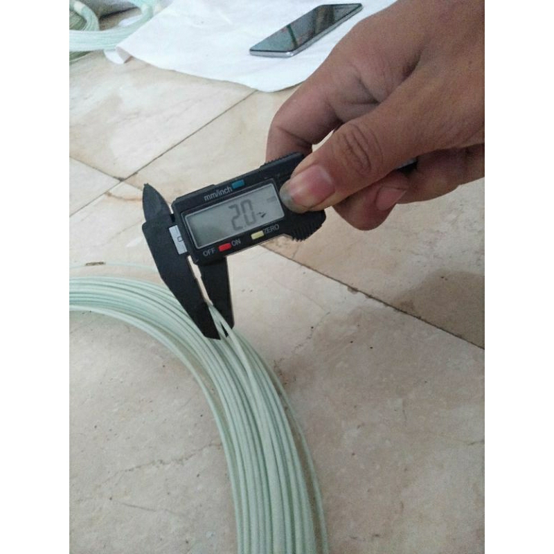 JERUJI FIBER PUTIH 2,0mm