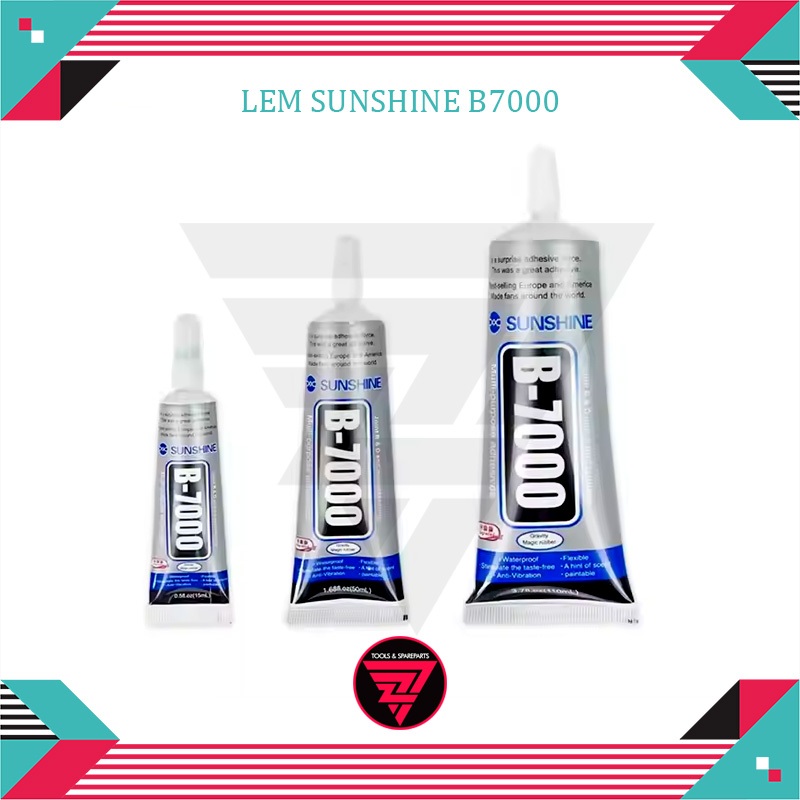 Lem Sunshine B7000 15ML/50ML/110ML Bening / Lem LCD Bening B7000 Sunshine Original