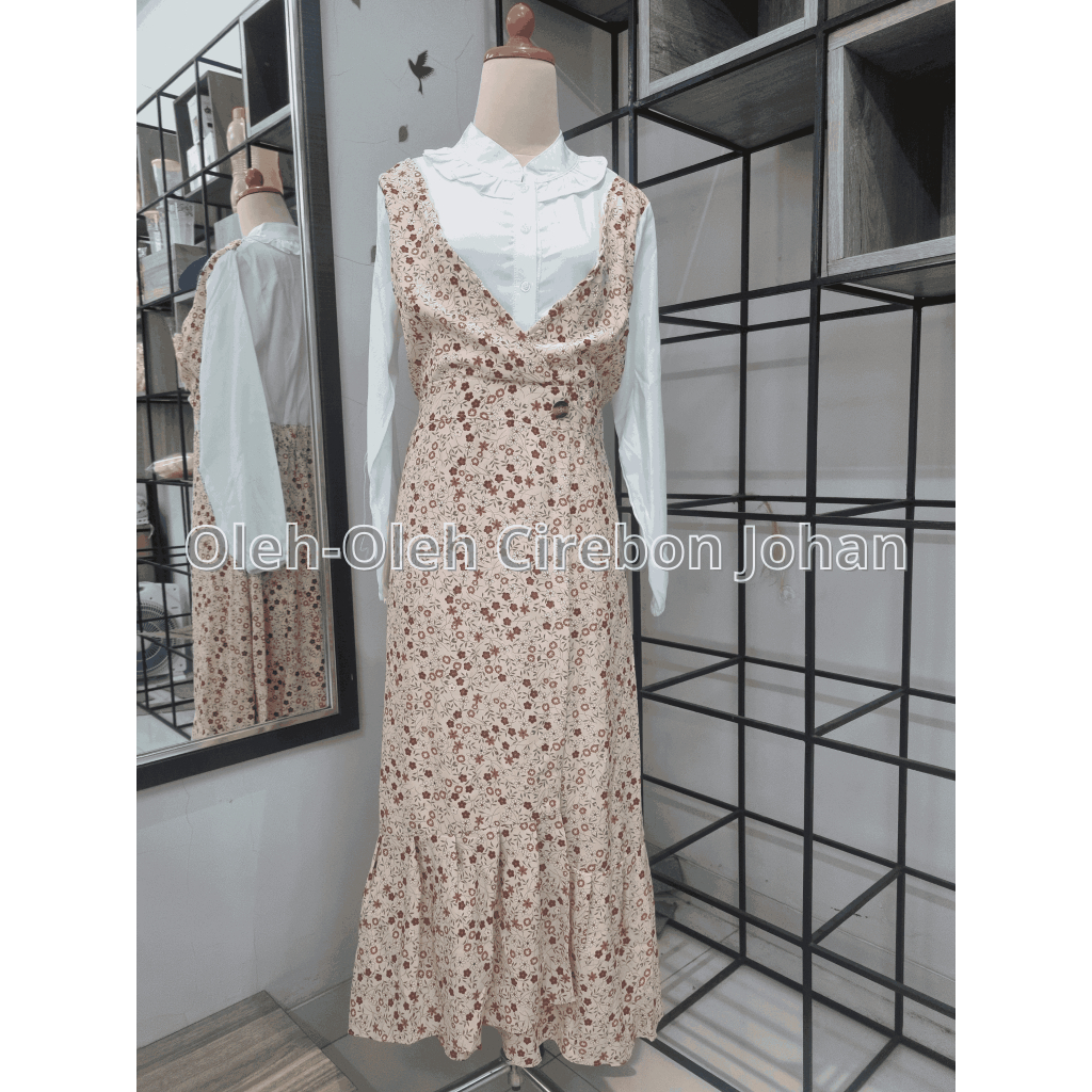 Gamis Motif - Baju Muslim Wanita - Gamis Hits - Gamis Wanita Motif Bunga