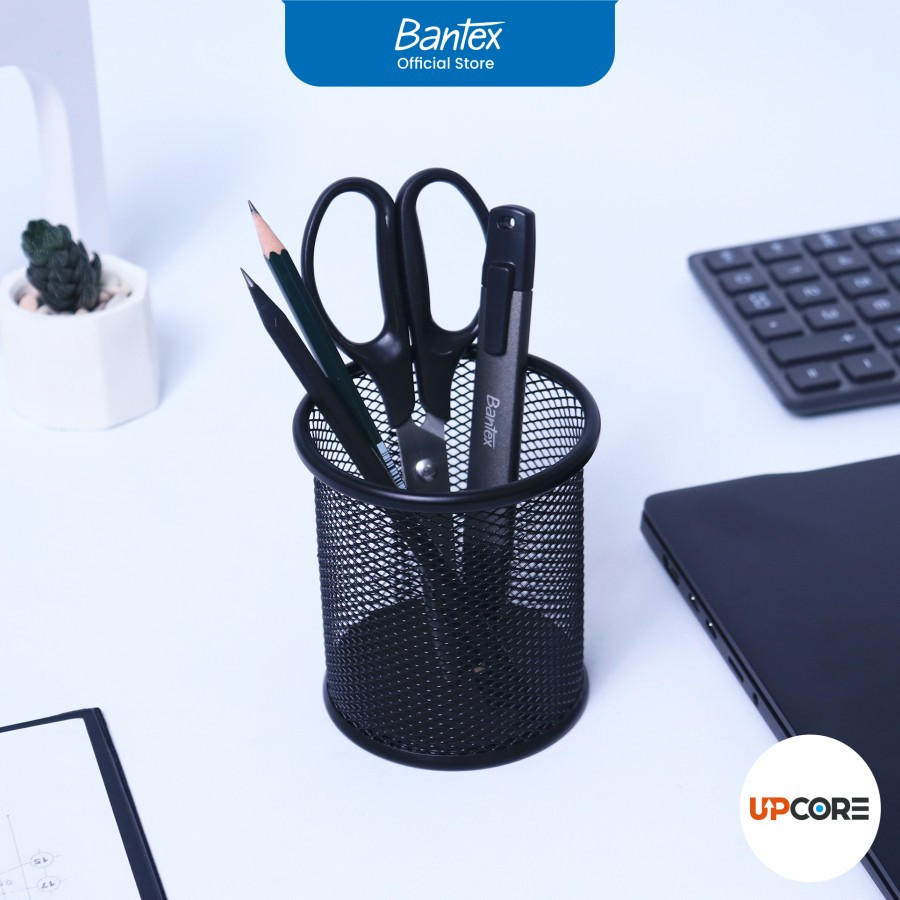 

Bantex Tempat Alat Tulis / Pen Holder Material Mesh Baja Jaring Tahan Lama BJ7801