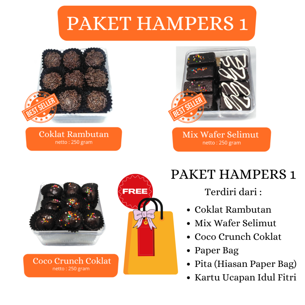 

Paket hampers 1 isi 3 Toples Kue Coklat Lebaran 250gr coklat enak coco cruch coklat springkle coklat rambutan wafer mix selimut Cheval's Cookies