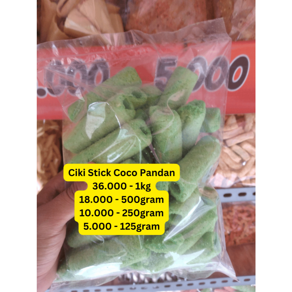 

Ciki Stick Coco Pandan - Camilan Ngonah Snacks