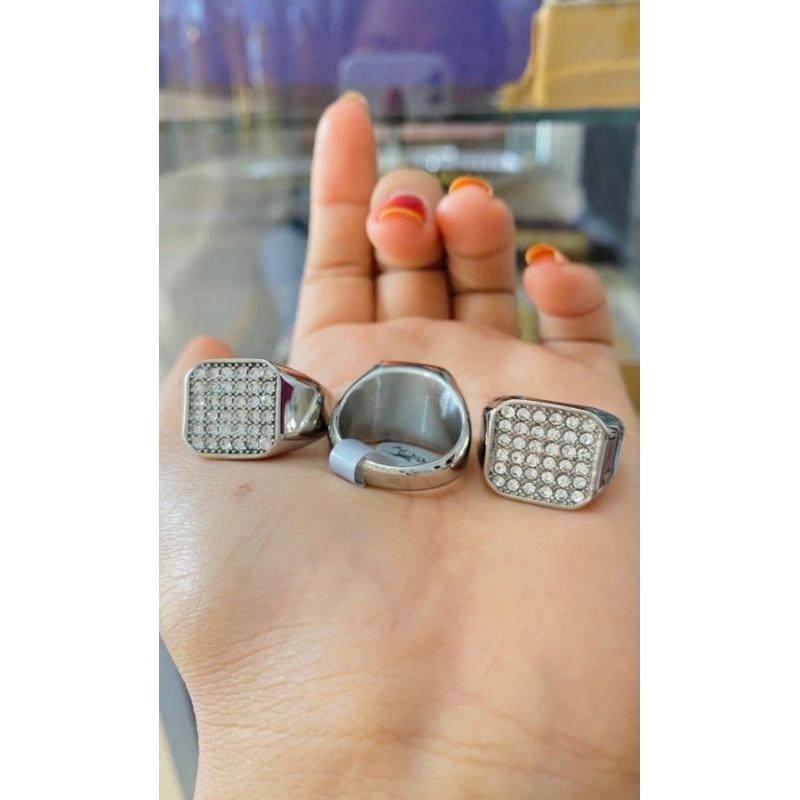 cincin cowo silver