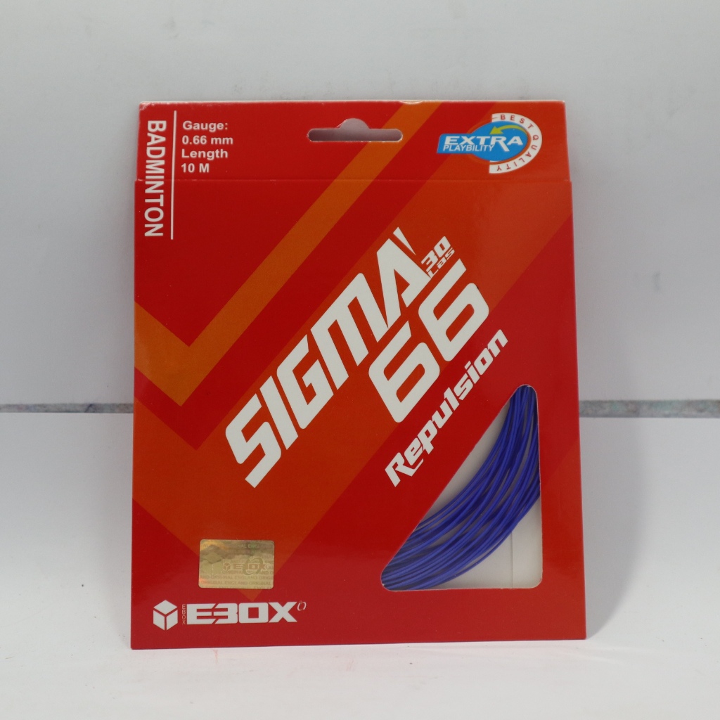 Senar Raket Badminton Ebox Sigma 66
