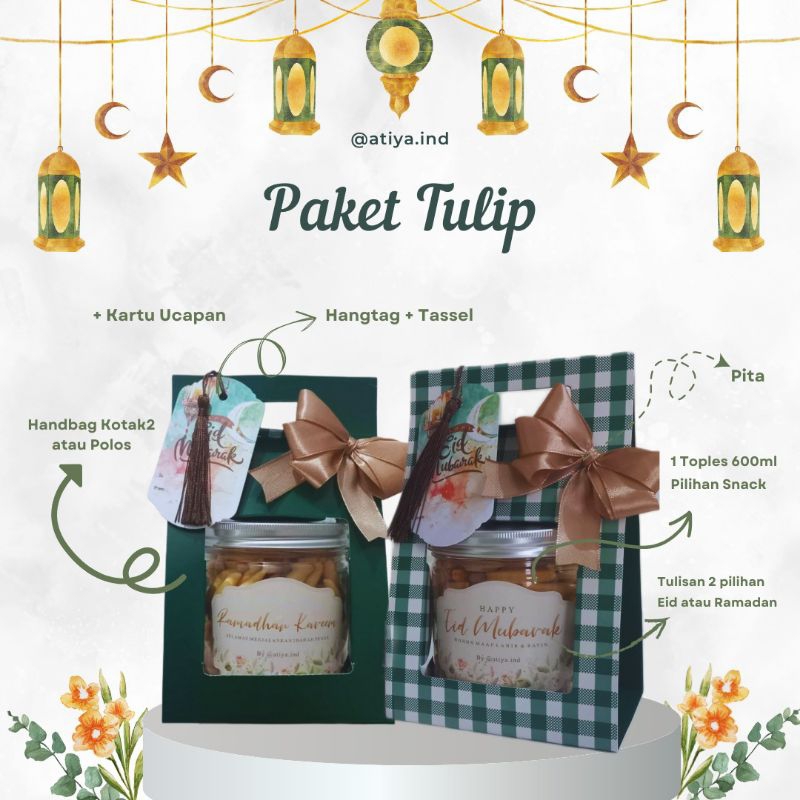 

Hampers Snack dan Custom - Ramadan dan Lebaran