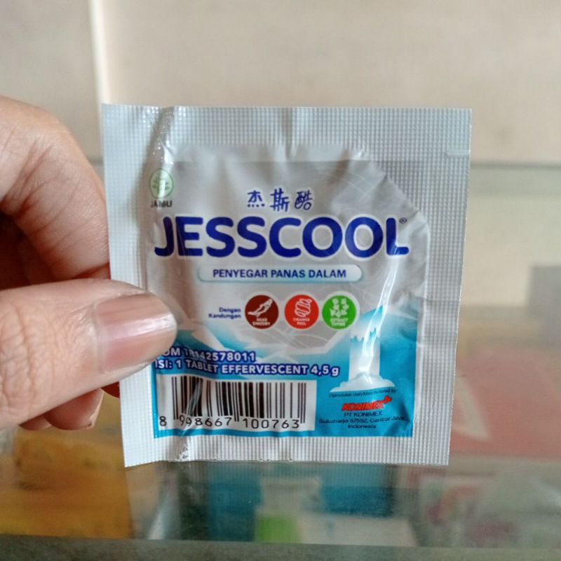 

Jesscool Penyegar Panas Dalam 4,5g 1 Tabblet