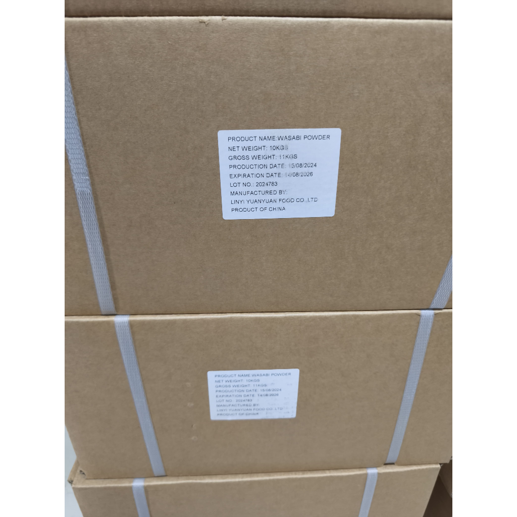 

RB WASABI POWDER 1KG HALAL PER PAK