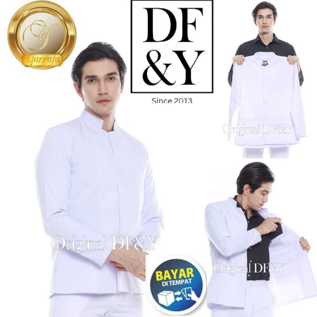 YARRAFA Blazer Pria Gakuran Sujuran Putih / Blazer Crows Zero / Blazer Genji Takiya / Blazer Korea /