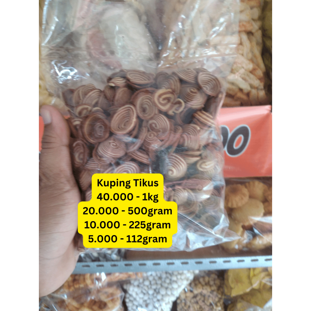 

Kue Kuping Tikus Mini - Camilan Ngonah Snacks