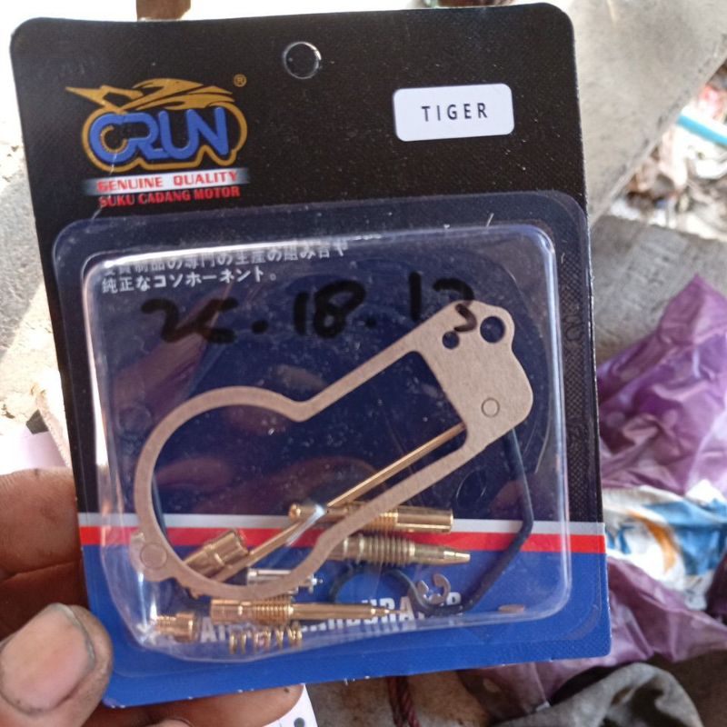 repairkit Tiger isi dalaman karburator spuyer main jet