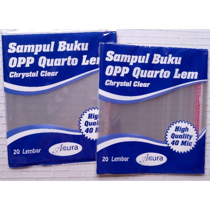 

Sampul buku kwarto/sampul plastik 40 Mic isi 20 lembar/untuk buku ukuran sidu