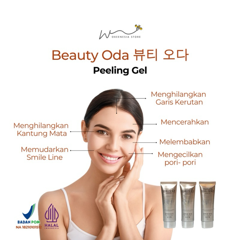 Beauty Oda Peeling Gel DNA Salmon 50gr BPOM