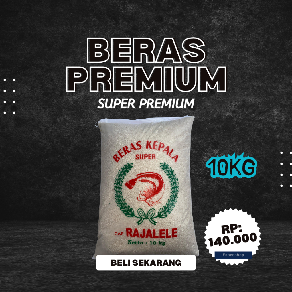 

Beras super premium 10kg asli Pati