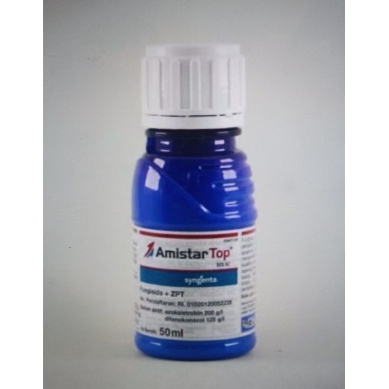 Amistartop 325 SC |50 ml | Fungisida sistemik untuk mengendalikan busuk daun, batang dan buah pada t