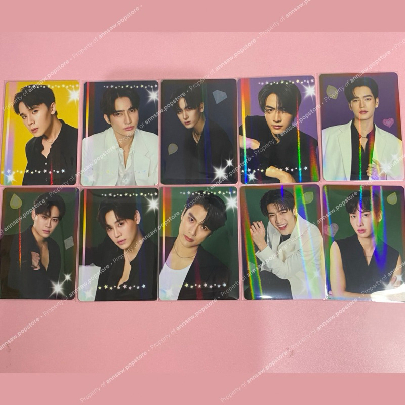 [READY] BLACK IN COLOR BOYS COLLECTIBLE CARD SANTA EARTH OHM PAWAT LENG MARK GUN JOONG JIMMY BOUN | 