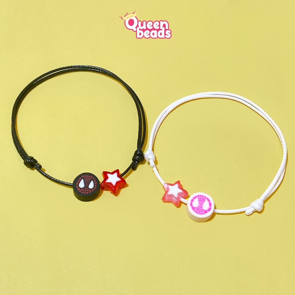 GELANG/BRACELET | Gelang Couple Bintang Spidey | Couple Bracelet | Couple | Sepasang