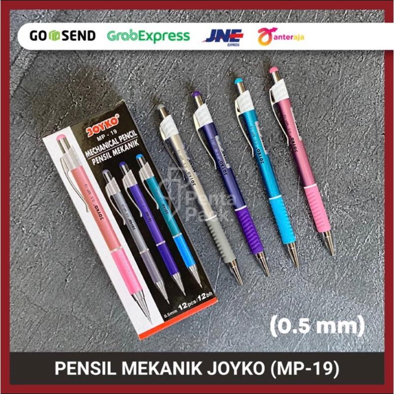 

[PER PAK] Pensil Mekanik Joyko MP-19 Kecil / Mechanical Pencil ( 0,5 mm )