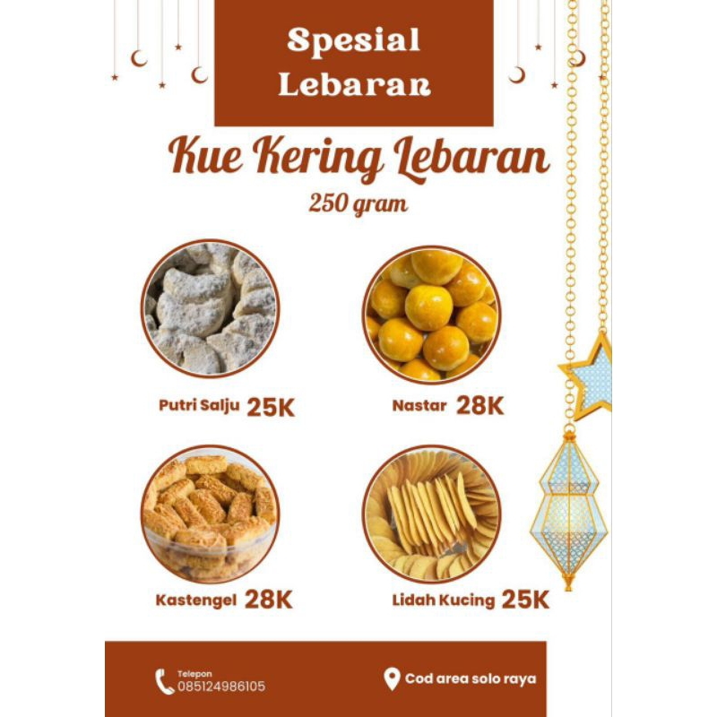 

Kue kering lebaran 250 Gram